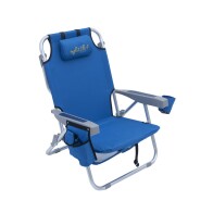 myResort Καρέκλα Παραλίας Αλουμινίου Μπλε με Μπράτσα