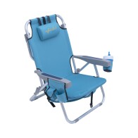 myResort Καρέκλα Παραλίας Αλουμινίου Γαλάζια με Μπράτσα