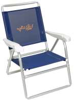 MyResort Καρέκλα Παραλίας Αλουμινίου Ψηλή Πλάτη, Μπλε