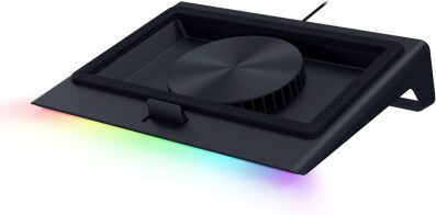 Razer Laptop Cooling Pad - Smart Fan Control - Laptops & Macbooks 14”-18" - 3 Port USB - Chroma RGB