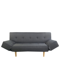 ARTELIBRE Καναπές Κρεβάτι Τριθέσιος NEREIDA Γκρι Ύφασμα 180x90x80cm