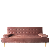 ARTELIBRE Καναπές Κρεβάτι Τριθέσιος ELFREDA Σάπιο Μήλο Ύφασμα 188x83x83cm