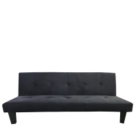 ARTELIBRE Καναπές Κρεβάτι Τριθέσιος NAHELE Μαύρο Ύφασμα 179x82.5x78cm