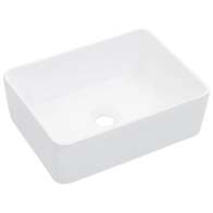 vidaXL Νιπτήρας Λευκός 40 x 30 x 13 εκ. Κεραμικός 143919