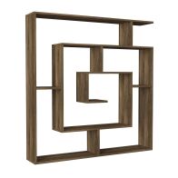 ArteLibre Βιβλιοθήκη Ithaki Σκούρο Καφέ 125x22x130cm