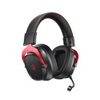 QCY Heroad VT200 Pro Tri-mode Red Wired/Wireless/BT Gaming Headset 53mm Metal Headband PS4/PS5/PC