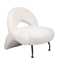 ARTELIBRE Πολυθρόνα PASIPHAE Μπεζ Ύφασμα/Μέταλλο/Ξύλο 80x86x80cm