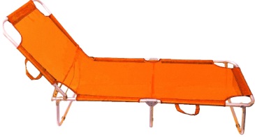 Campus, Ξαπλώστρα αλουμινίου, πτυσσόμενη