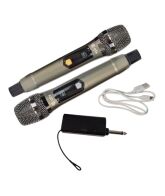 QTX J-MIC DUAL UHF HANDHELD MICROPHONE SYSTEM