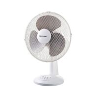 DICTRO LUX ΑΝΕΜΙΣΤΗΡΑΣ ΕΠΙΤΡΑΠΕΖΙΟΣ 34CM 3ΦΤ 40W 586001 ΛΕΥΚΟΣ