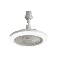 DICTRO LUX ΑΝΕΜΙΣΤΗΡΑΣ ΟΡΟΦΗΣ ΜΕ ΦΩΣ LED E27 25CM 586128  ΛΕΥΚΟΣ