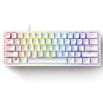 Razer Huntsman Mini Gaming Μηχανικό Πληκτρολόγιο 60% με RGB Φωτισμό US Λευκό