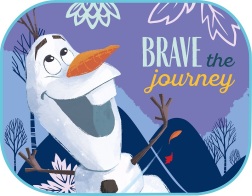 ΗΛΙΟΠΡΟΣΤΑΣΙΕΣ ΠΛΑΙΝΕΣ FROZEN ΜΕ ΒΕΝΤΟΥΖΑ 44x35cm AMIO - 2 Τεμ.