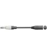 CITRONIC S6J-XM150 CLASSIC AUDIO LEADS 6,3mm TRS JACK PLUG -XLR MALE 1.5m