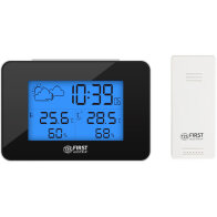 First Austria Ασύρματος Μετεωρολογικός Σταθμός με Αισθητήρα Εξωτερικού Χώρου και Ξυπνητήρι FA-2461-6-BA