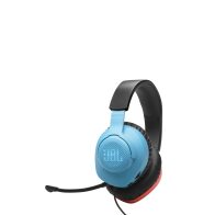 JBL Quantum 100N, Nintendo Over-Ear Wired Gaming Headset, (Blue/Red)
