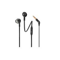 JBL T205Ε, InEar Universal Headphones 1-button Mic/Remote (Black)