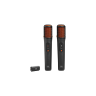 JBL Easysing Mic x2 & Wireless Dongle Receiver, AI Vocal Removal, USB-C, (Black)