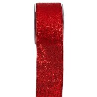 ΚΟΡΔ.SHINY RINGS D.F LIBERTAND 6.7cmX4.5m ΚΟΚΚΙΝΟ