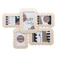 Atmosphera  Πολυκορνίζα 5 θέσεων "Kelly", για Μέγεθος Φωτογραφιών: 13 x 18 εκ.Λευκή  203546