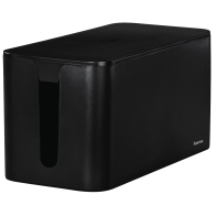 Hama "Mini" Cable Box, 23.5 x 11.5 x 12 cm, black