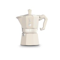 Bialetti Καφετιέρα 3 Φλυτζανιών Κρεμ Moka Exclusive - Αλουμινίου