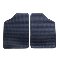 Auto Gs Πατάκια Αυτοκινήτου Διπλής Όψεως Σετ 2 Τεμάχια Μπροστινά Μαύρα