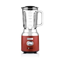 Westinghouse WKBE221RD Μπλέντερ με Γυάλινη Κανάτα 600W 1.5Lt Κόκκινο