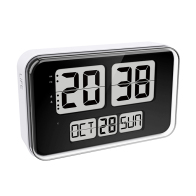 LIFE Επιτοίχιο ψηφιακό ρολόι & ημερολόγιο με οθόνη LCD και retro flip design LIFE WALL FLIP