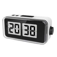 LIFE Επιτραπέζιο ψηφιακό ρολόι / ξυπνητήρι με οθόνη LCD και retro flip design LIFE DESK FLIP