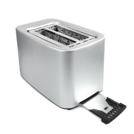 Life Αυτόματη Φρυγανιέρα 2 Θέσεων Crunchy 750W Silver Matt Series