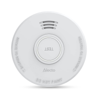 ALECTO Φωτοηλεκτρικός ανιχνευτής καπνού με σειρήνα 85dB και ειδοποίηση χαμηλής μπαταρίας. ALECTO SD110