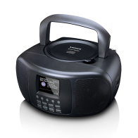 LENCO Φορητό Internet, DAB+ και FM ραδιόφωνο με λειτουργία Bluetooth, CD Player και μεγάλη έγχρωμη οθόνη LCD. LENCO SCD-6000BK