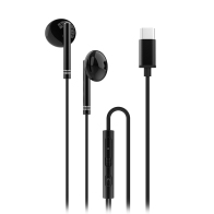 XO Ακουστικά Ενσύρματα Στερεοφωνικά με Μικρόφωνο USB-C XO EP29 Μαύρα
