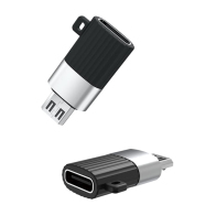 XO Αντάπτορας USB High-Speed type-C θηλ. - Micro USB αρσ., σε μαύρο/ασημί χρώμα XO NB149-C