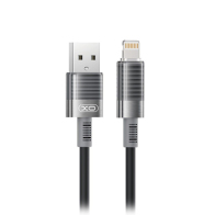 XO Καλώδιο USB High-Speed Α αρσ. - Lightning, 1.00m σε μαύρο χρώμα XO NB282