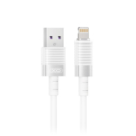 XO Καλώδιο USB High-Speed Α αρσ. - Lightning, 1.00m σε λευκό χρώμα XO NB282