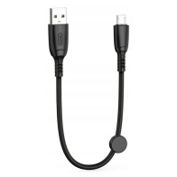 XO Καλώδιο USB High-Speed Α αρσ. -  MICRO USB αρσ., 0.25m σε μαύρο χρώμα XO NB247