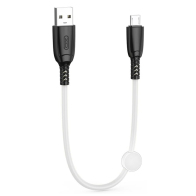 XO Καλώδιο USB High-Speed Α αρσ. - MICRO USB αρσ., 25cm σε λευκό χρώμα XO NB247
