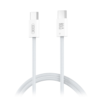 XO Καλώδιο USB High-Speed Type-C αρσ. - Type-C αρσ., 1.00m σε λευκό χρώμα XO NB-Q273