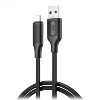 XO Καλώδιο USB High-Speed A αρσ. - USB Type-C αρσ. 15W, 1.00m σε μαύρο χρώμα XO NB265
