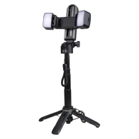 XO Πολυμορφικό Bluetooth selfie stick με αποσπώμενα φώτα XO SS21