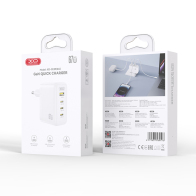 XO Universal φορτιστής GaN με 4 εξόδους, 3x USB-C & 1x USB-A, 67W XO CE39