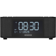 Kenwood CRST55DAB-B Επιτραπέζιο Ψηφιακό Ρολόι LCD με Ξυπνητήρι & Ραδιόφωνο Μαύρο