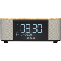 Kenwood CRST55DAB-M Επιτραπέζιο Ψηφιακό Ρολόι LCD με Ξυπνητήρι & Ραδιόφωνο Mocca