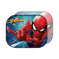 Marvel Spiderman Πλαϊνά Σκίαστρα Αυτοκινήτου με Βεντούζα 44x35cm, 2τμχ