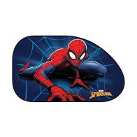 Spiderman Πλαϊνά Σκίαστρα Αυτοκινήτου Τραπεζοειδή με Βεντούζα 44x35cm, 2τμχ