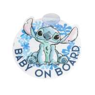 Disney Stitch Πινακίδα Σήμανσης Baby on Board με Βεντούζα, 1τμχ