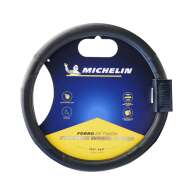 Michelin Κάλυμμα Τιμονιού Μαύρο με Μαύρη Ραφή 36,8 - 39,4cm - WML-1000-N