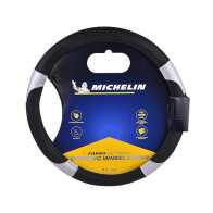 Michelin Κάλυμμα Τιμονιού Μαύρο με Γκρι Ραφή 36,8 - 39,4cm - WML-1000-G